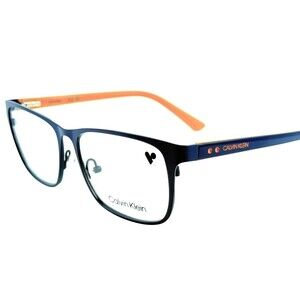 Calvin Klein CK19302 Mens Metal Eyeglass Frame 410 Navy 54-15